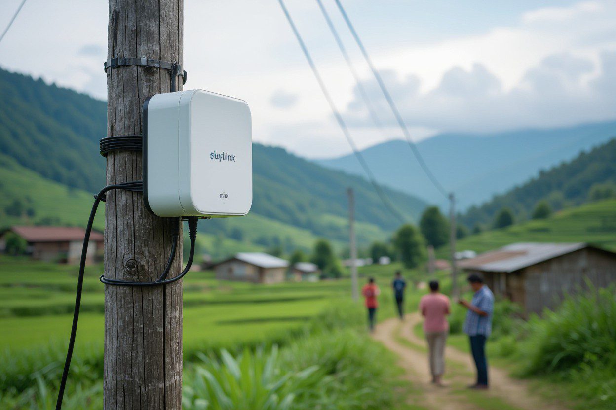the skylink device fast internet for remote areas vne